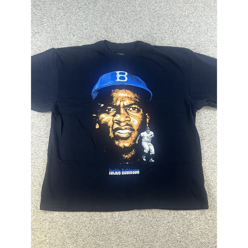 Jackie Robinson Portrait Tshirt Size 3XL Authentic Dare Sport Streetwear MLB